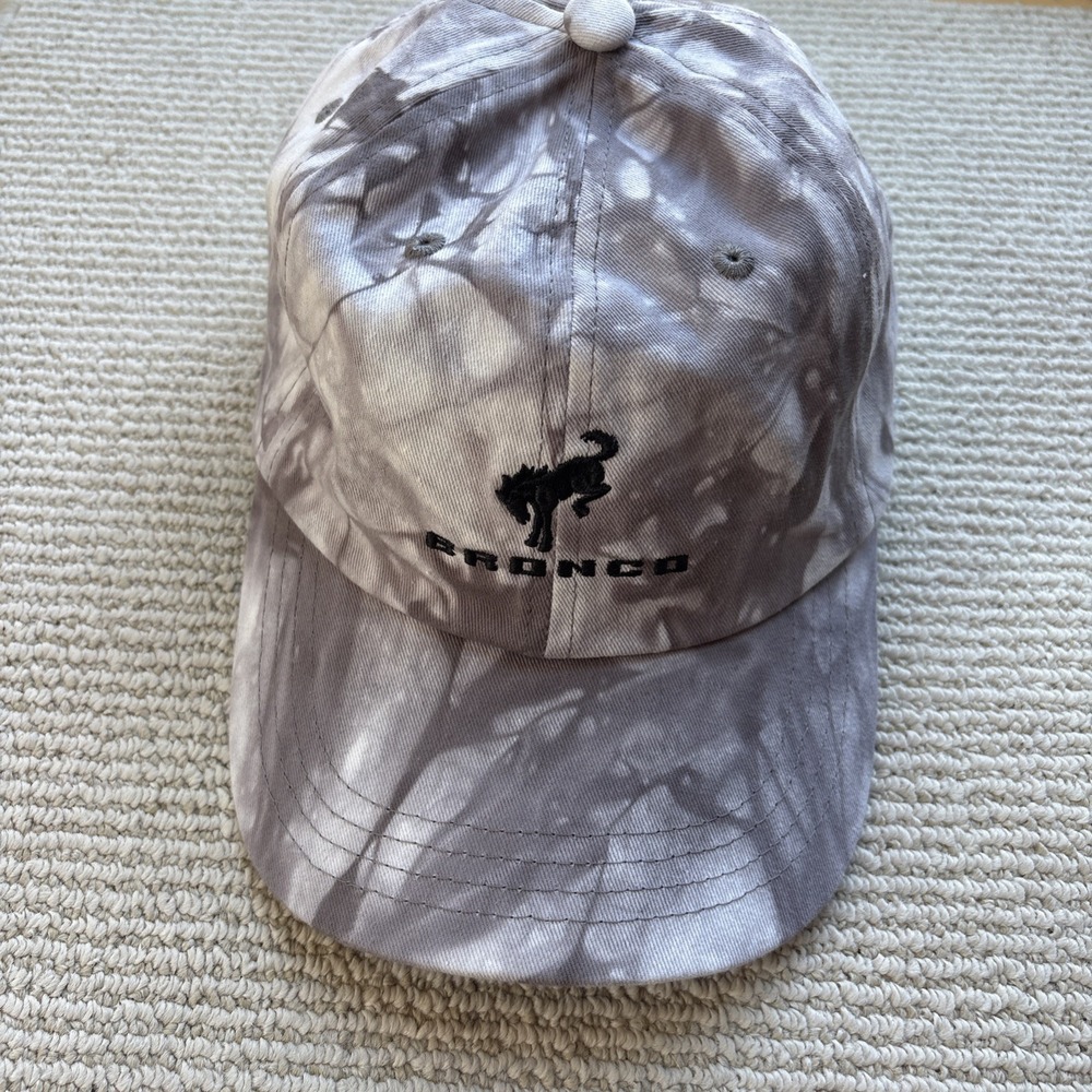 Ford Bronco Off Road Vehicle 4x4 Rugged Terrain Sport Utility Gray Baseball Cap